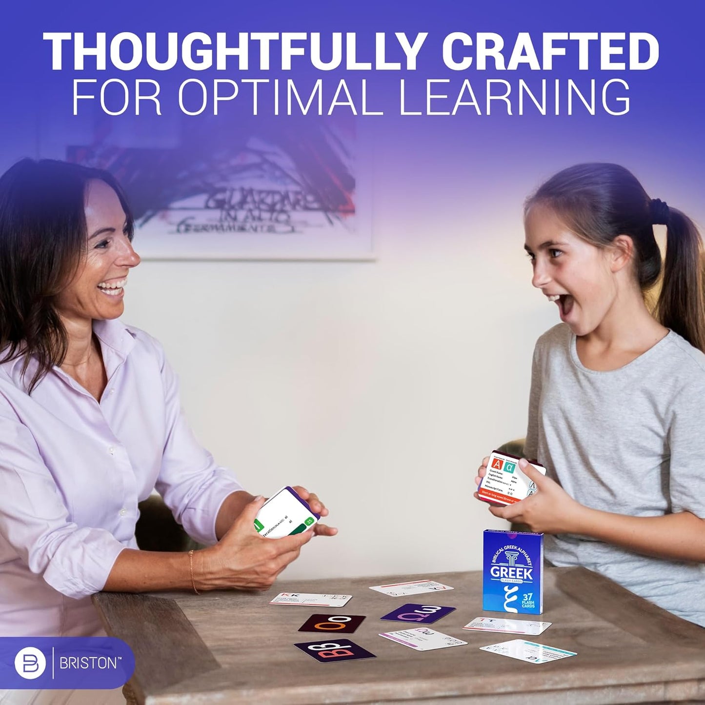 Biblical Greek Alphabet Flash Cards β 25 Essential Letters with Pronunciation & Memory Aids β Best Educational Tool for Learning Ancient Greek