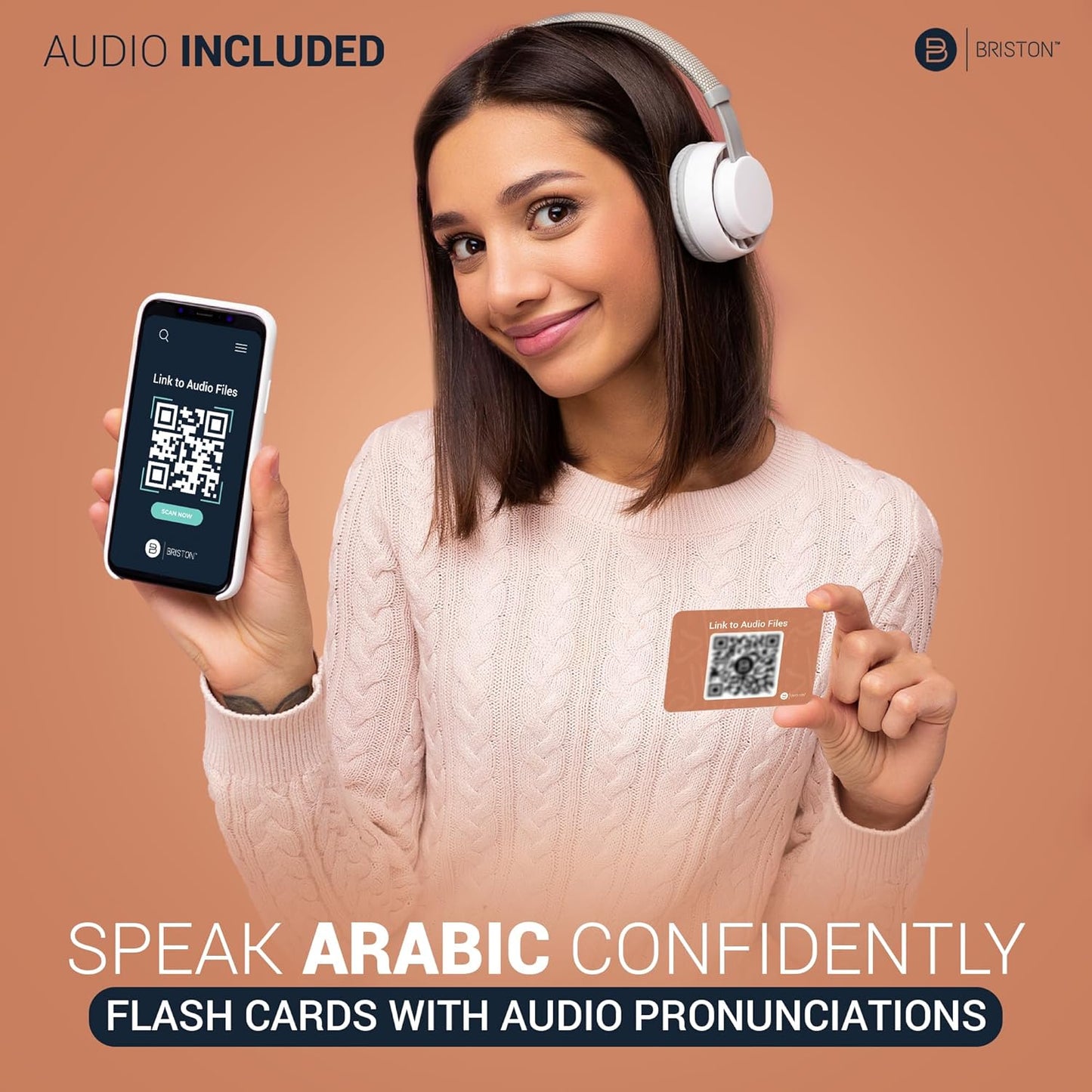 Arabic Alphabet Flash Cards 28 – Educational Language Learning Resource with Pictures for Memory & Sight Words - Fun Game Play - Grade School, Classroom, or Homeschool Supplies – Briston Brand