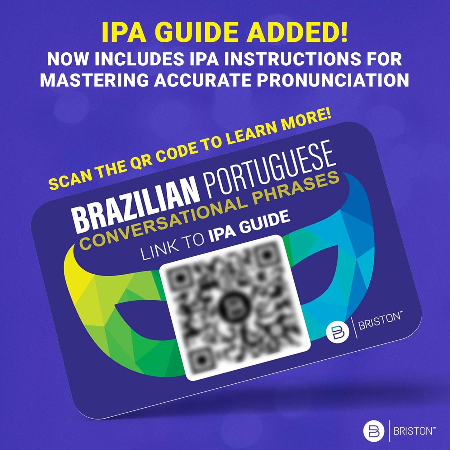 Brazilian Portuguese Conversational Phrases Flash Cards – 75 with Audio
