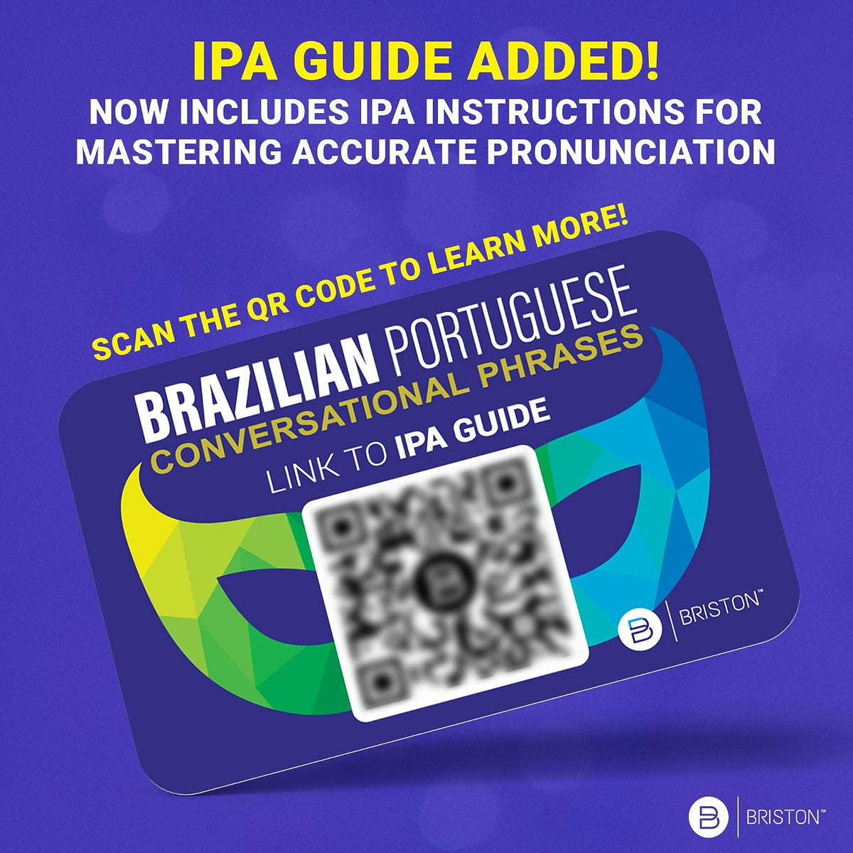 Brazilian Portuguese Phrase Flash Cards with Audio – 75 Conversational Phrases
