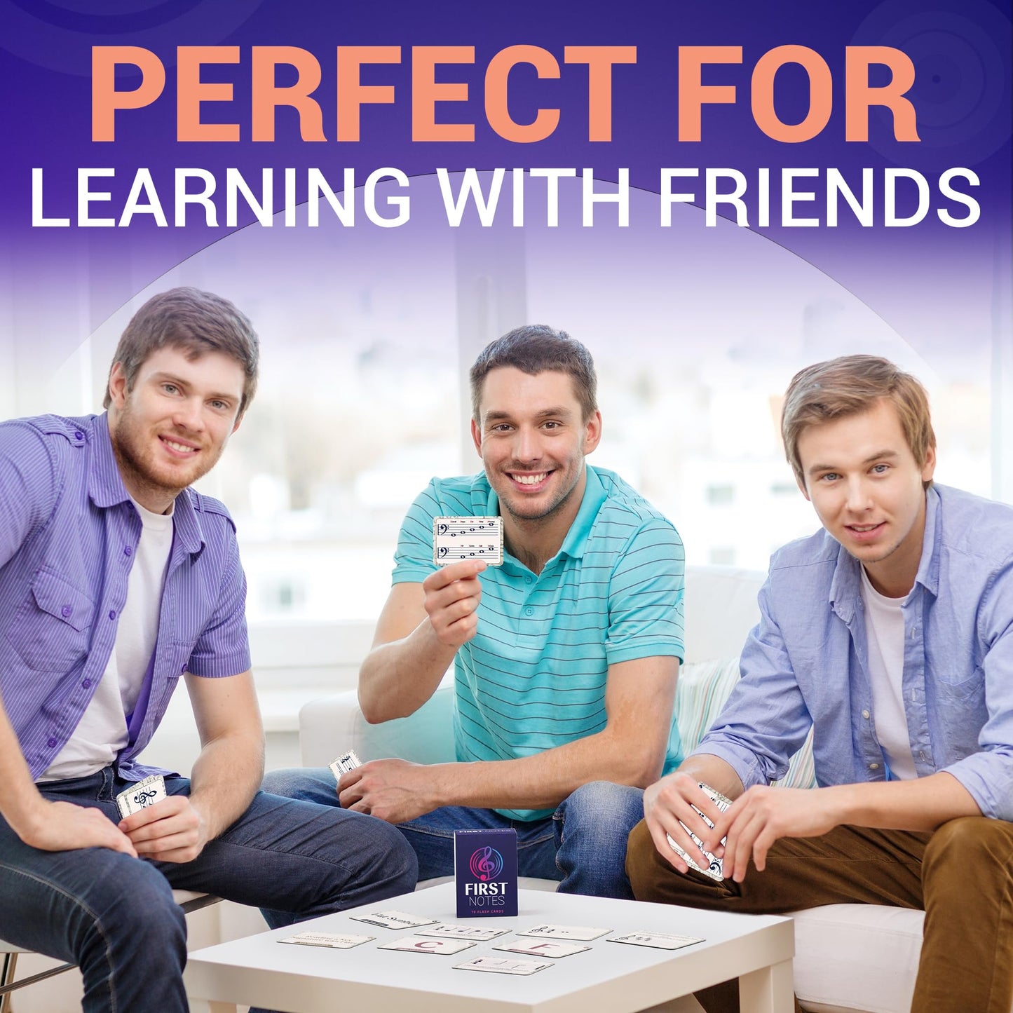 Beginner Musicians Flashcards for learning basic music theory and notes.