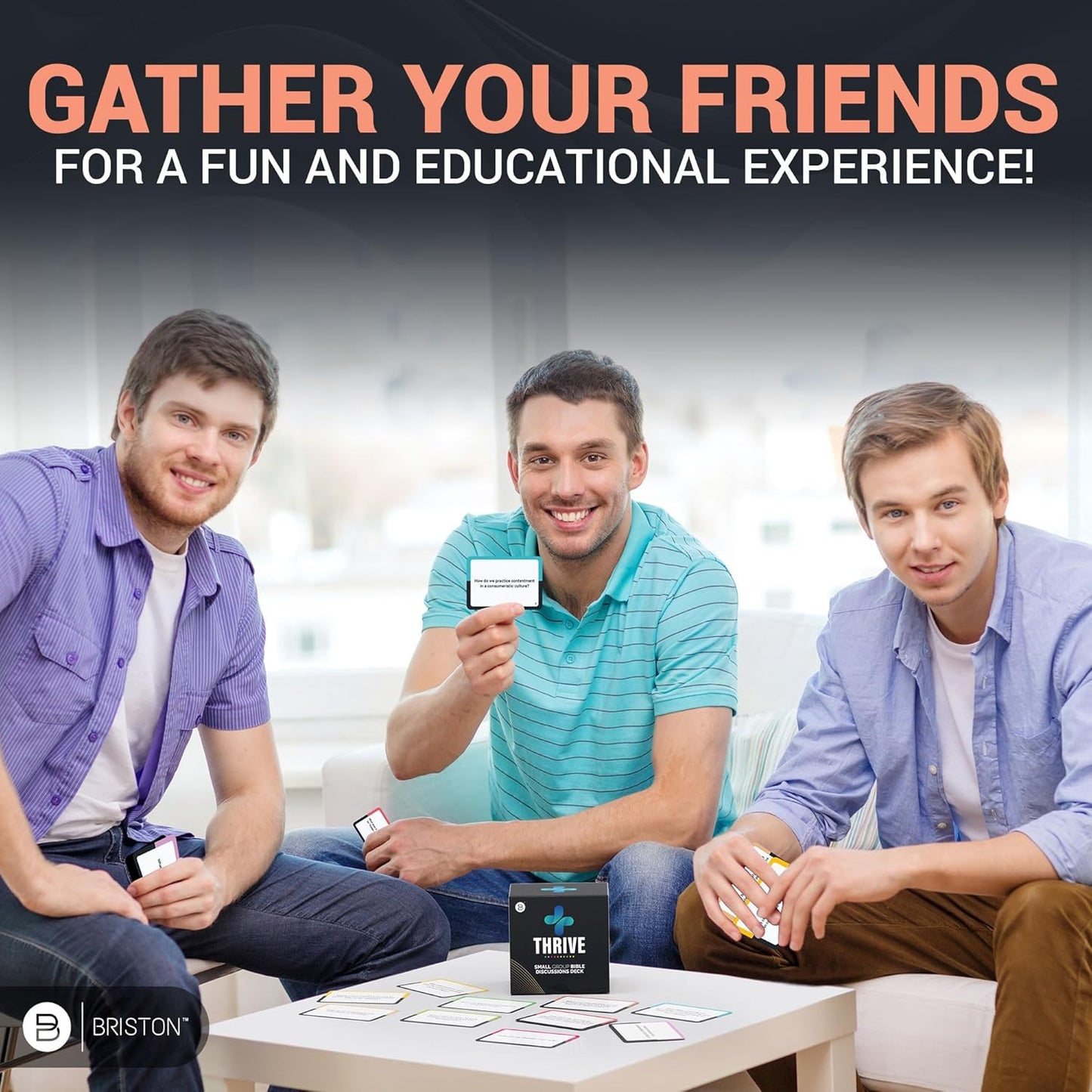 Group Bible Discussions Deck – Engaging Faith-Based Conversation Cards for Small Groups, Bible Study, and Spiritual Growth