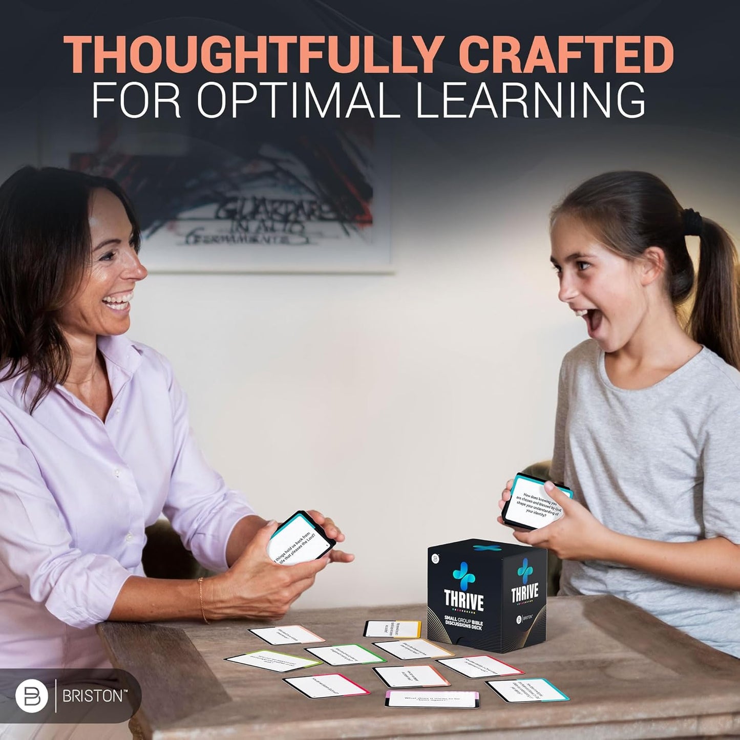 Group Bible Discussions Deck – Engaging Faith-Based Conversation Cards for Small Groups, Bible Study, and Spiritual Growth