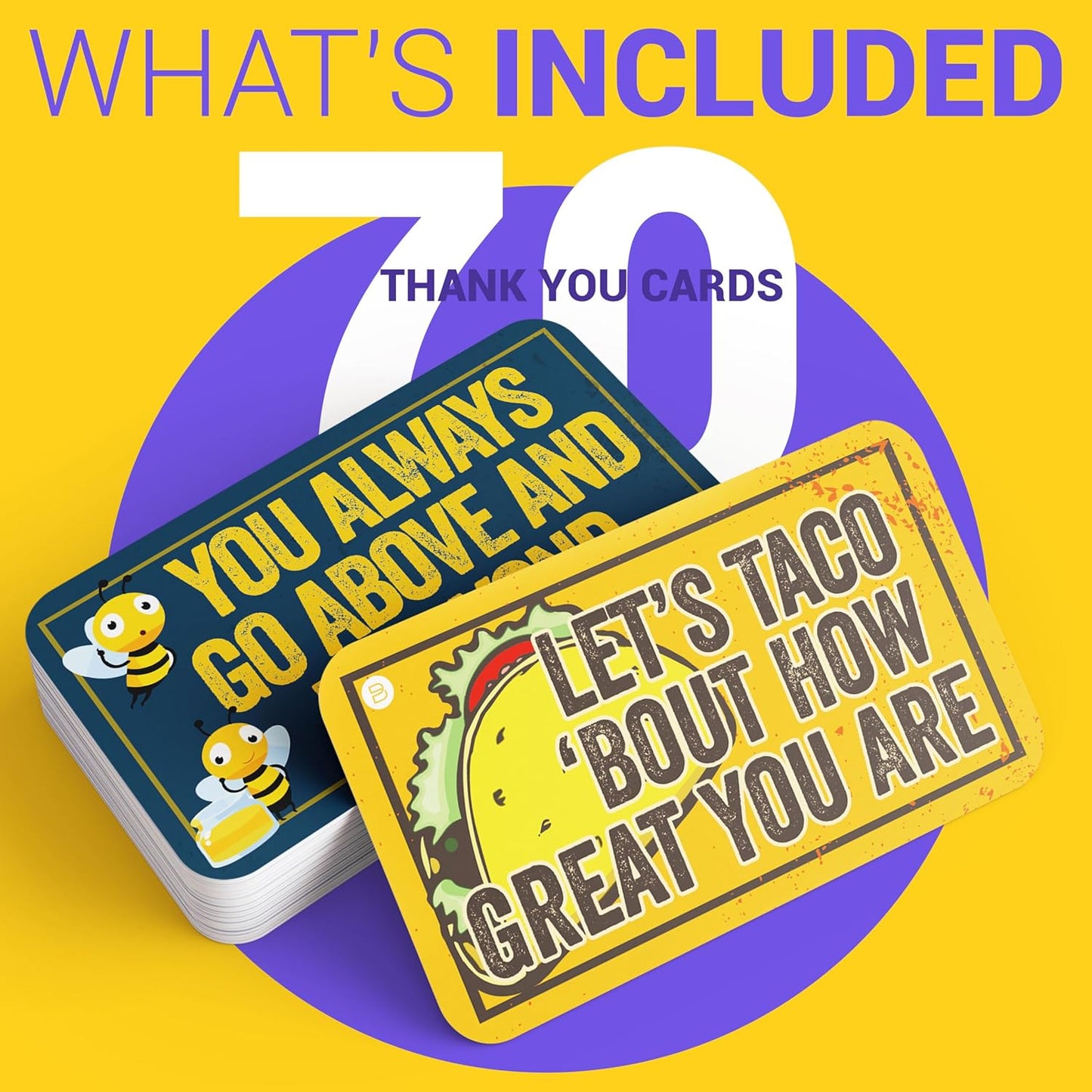 A set of colorful Kudos Punny Cards featuring fun and lighthearted puns, perfect for appreciation, recognition, and motivation for employees, students, and loved ones. Blank back for personalized messages.