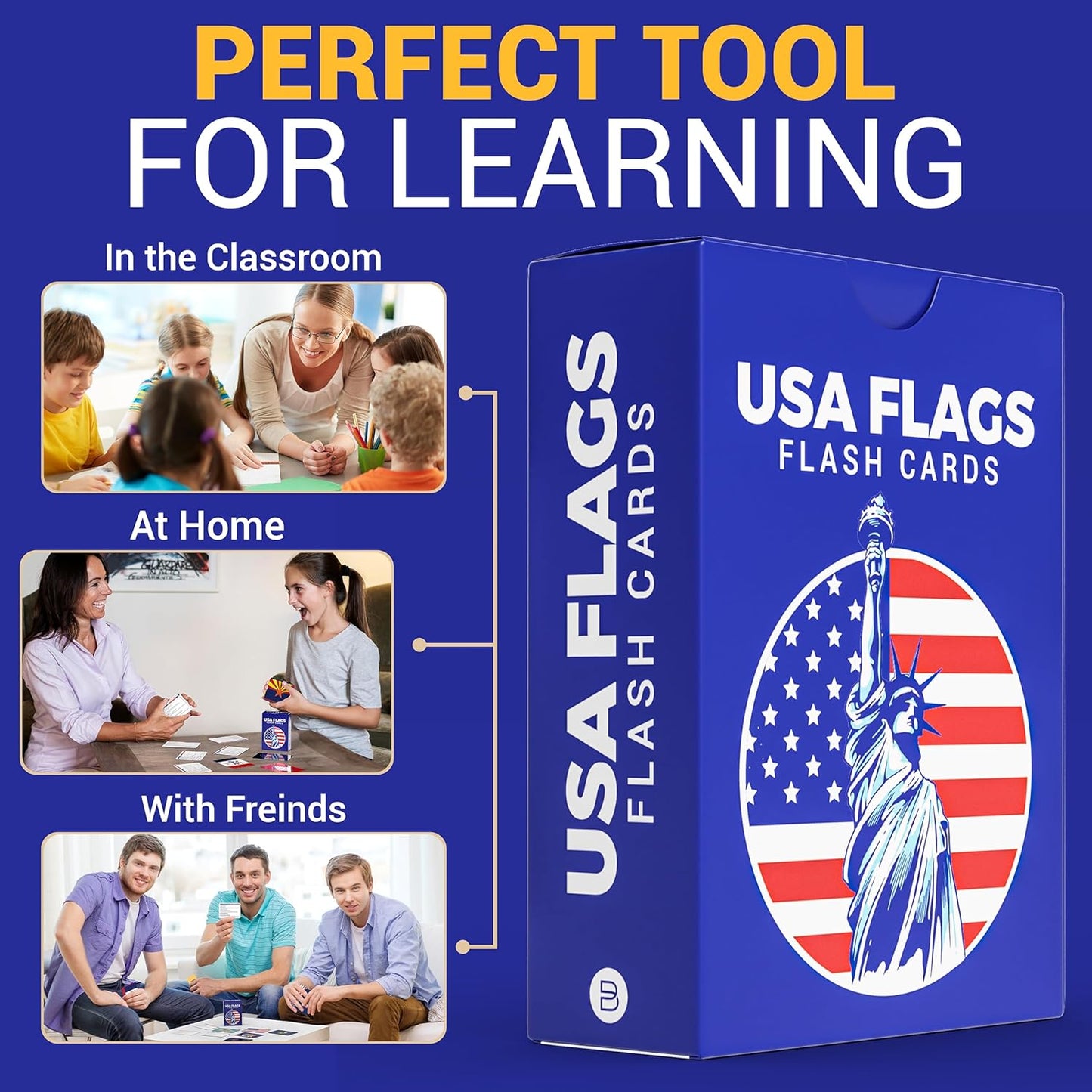 USA Geography & Flag Fun Flash Cards for learning states and flags.