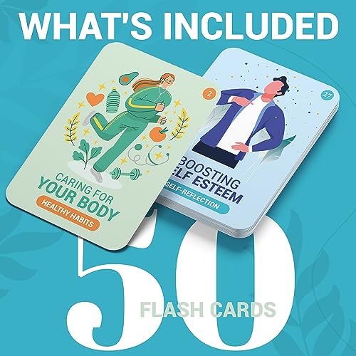 Self-Care for Anxiety – Mindfulness & Stress Relief Affirmation Cards for Emotional Wellness & Daily Motivation