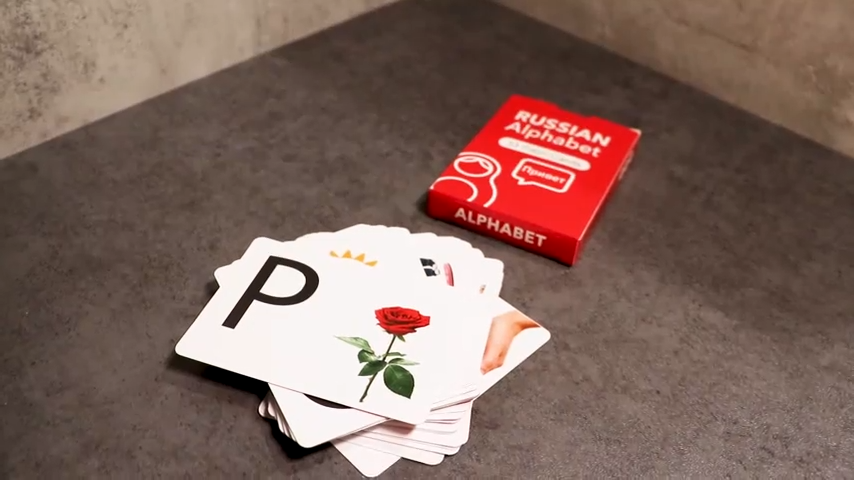 Russian Alphabet Flash Cards – 33 Cyrillic Letters with Pronunciation
