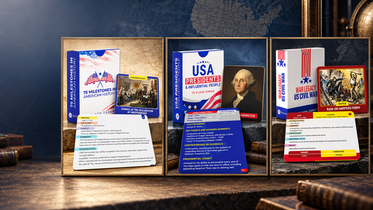 How to Study U.S. History with Flash Cards: Events, Presidents, Civil War & Civics