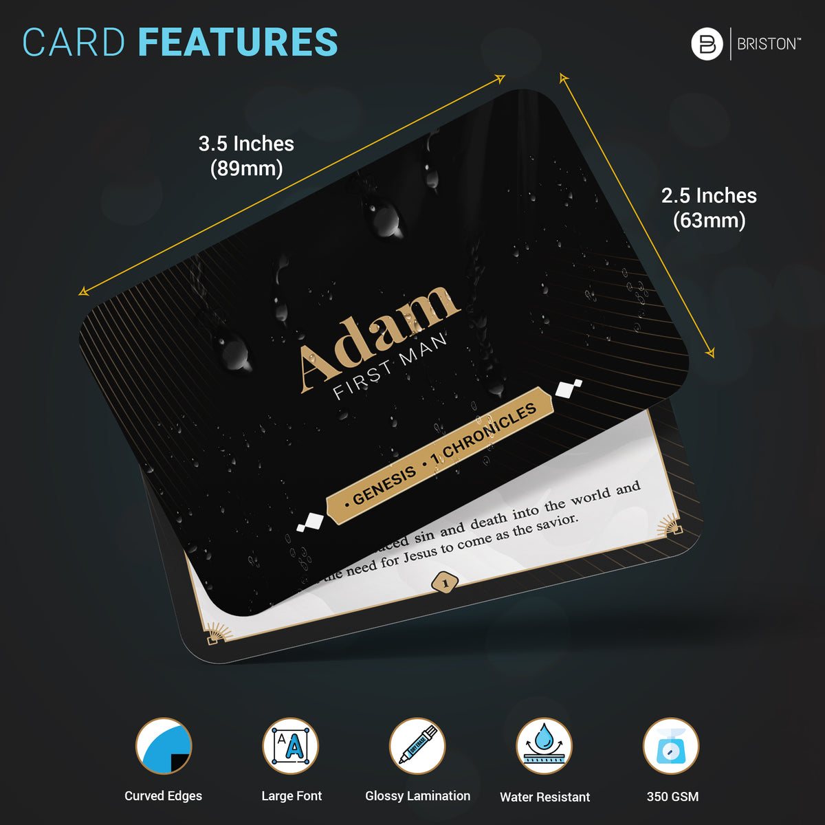 Old Testament Bible Flash Cards – 75 Biblical Characters