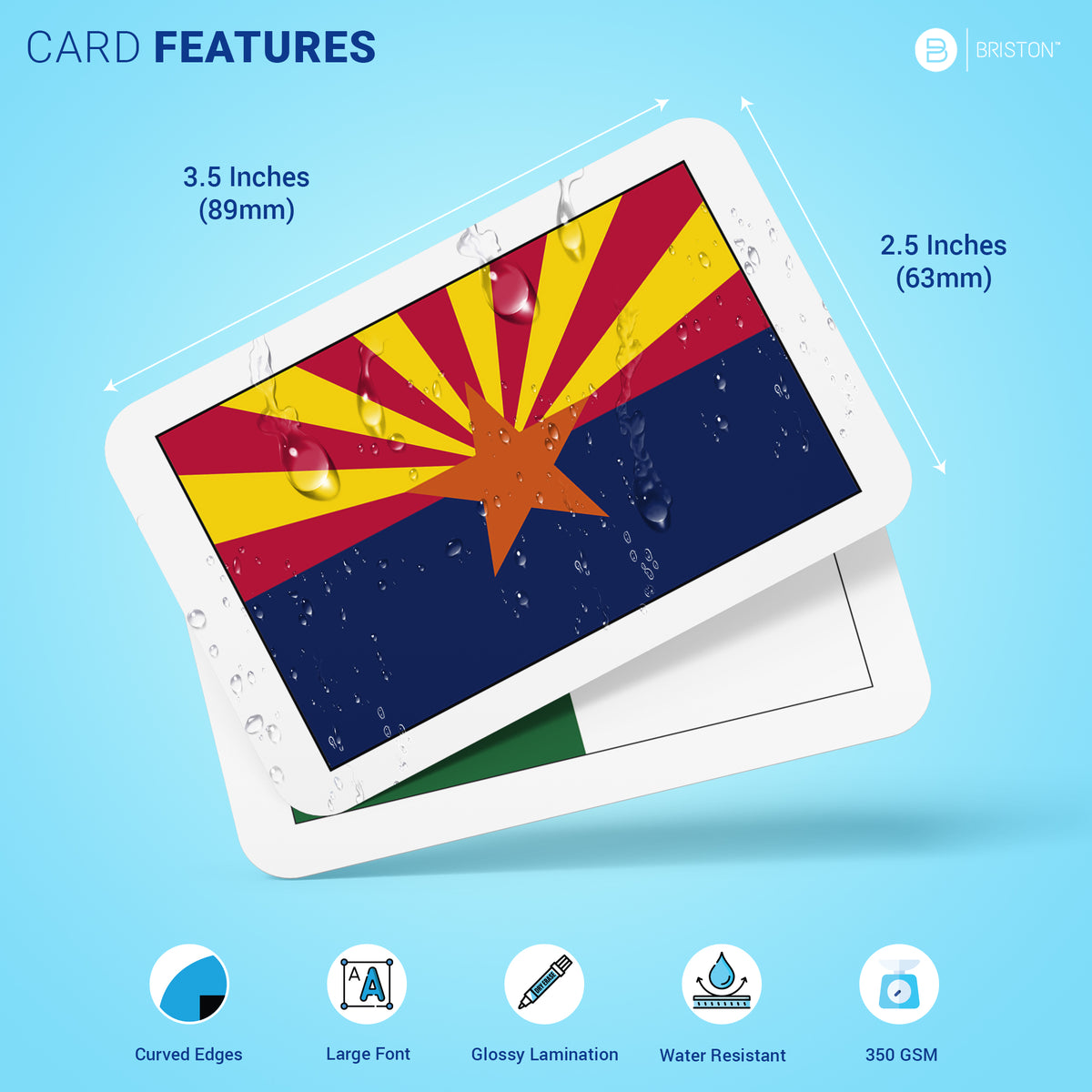 World Geography Flash Cards – 310 Cards with Countries, US States & Canada
