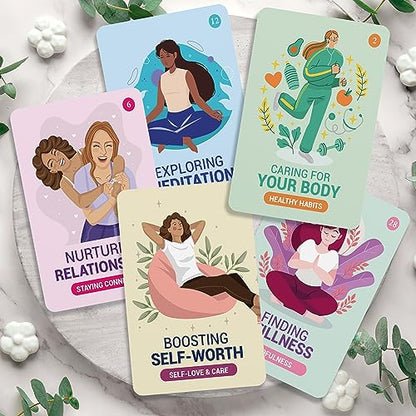 Positivity Pulse: 50 Self-Care & Stress Relief Cards for Anxiety – Mindful Meditation, Reflection & Affirmation Techniques - Holistic Healing, Inner Peace, Emotional Agility Gifts for Adults & Teens