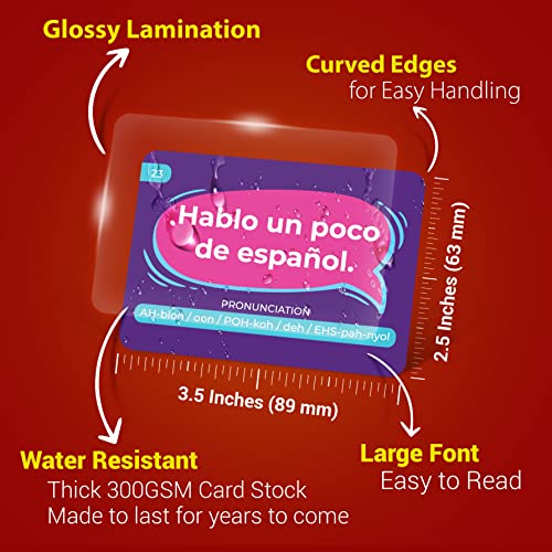 Spanish Language Cards