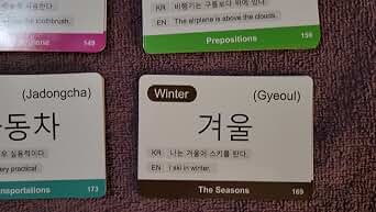 Korean Vocabulary Flash Cards – 300 Words with Pronunciation