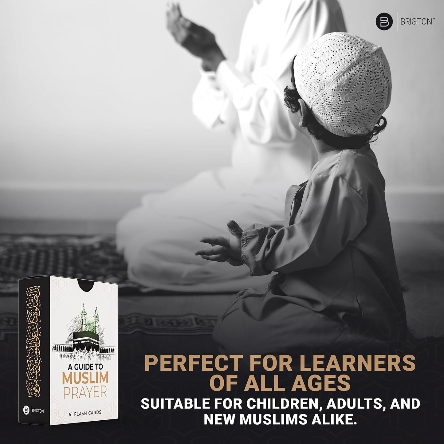 Muslim Prayer Flash Cards – Salah & Wudu Step-by-Step Islamic Guide