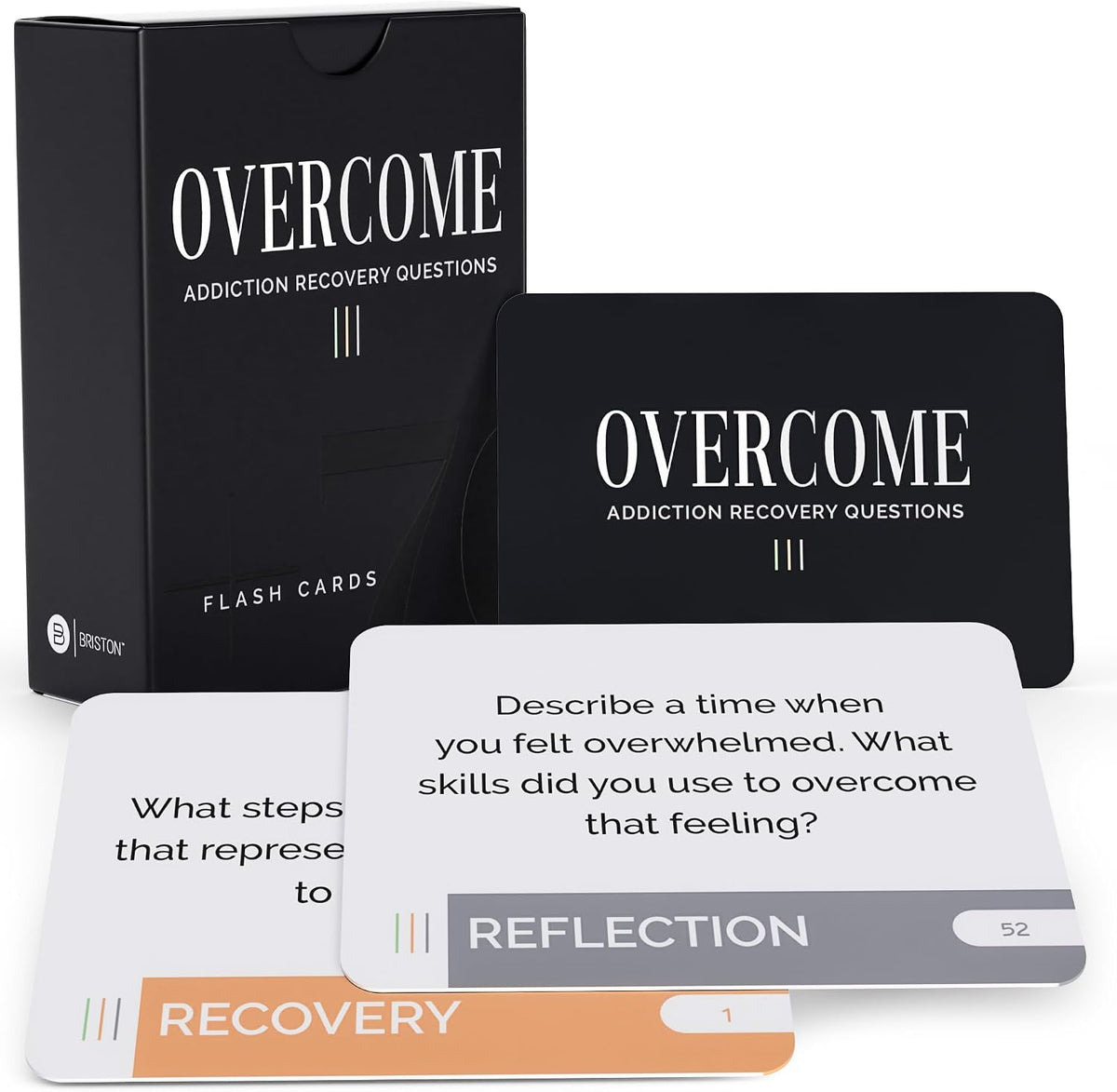 Addiction Recovery Flash Cards – 70 Therapy & Reflection Questions