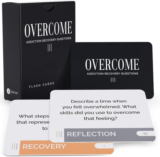 Addiction Recovery Flash Cards – 70 Therapy & Reflection Questions