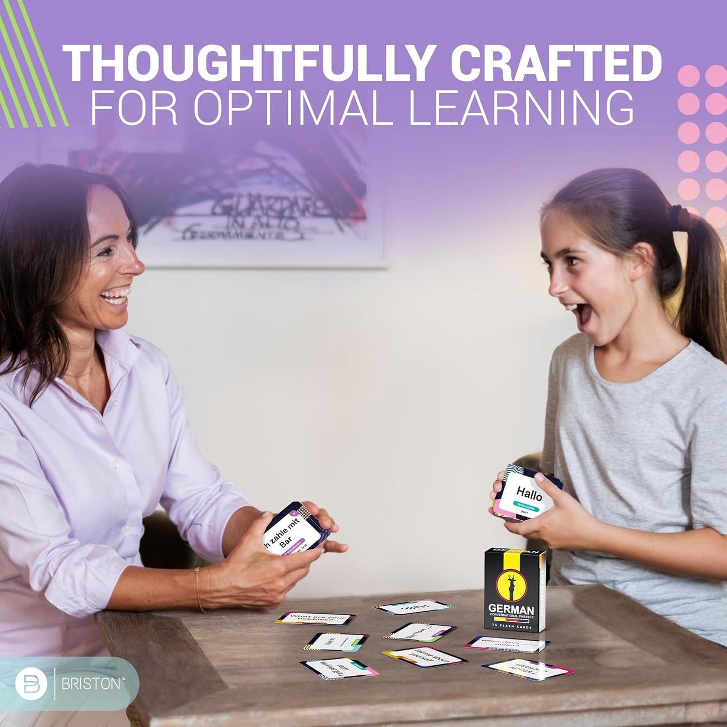 German Conversational Phrases Flash Cards with Audio – 75 Cards