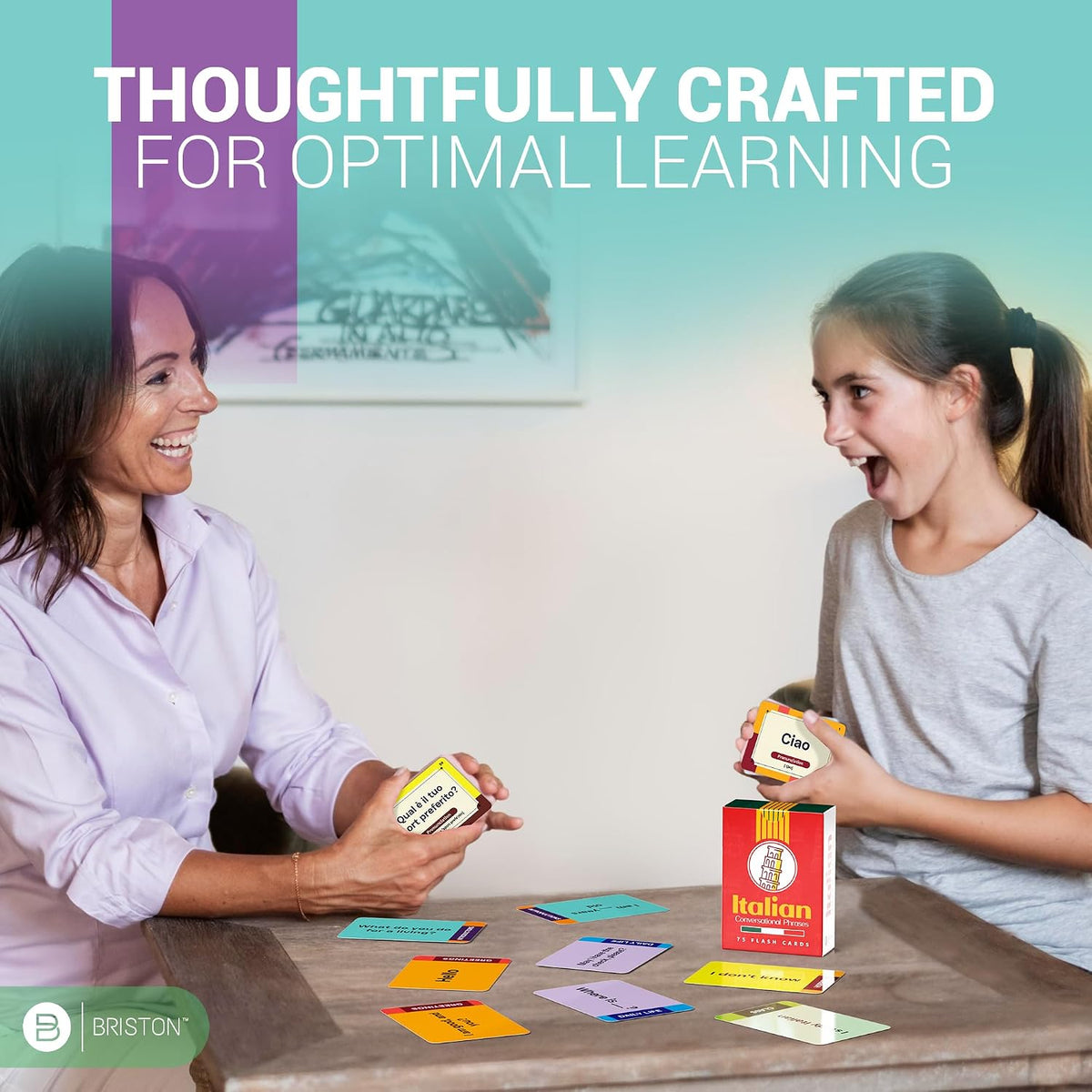 Italian Conversation Flash Cards with Audio – 75 Phrases for Beginners