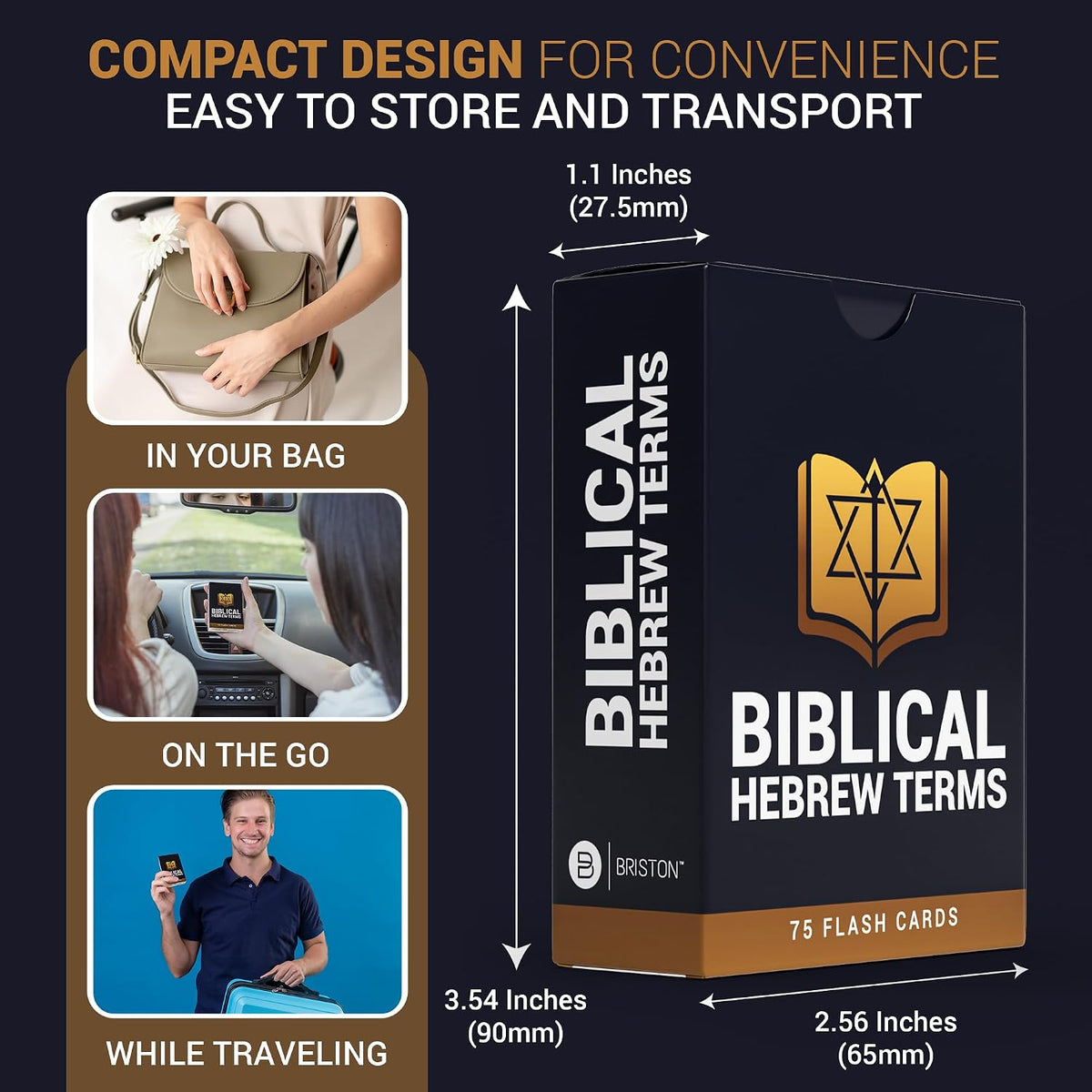 Biblical Hebrew Vocabulary Flash Cards with Audio – 75 Scripture Words