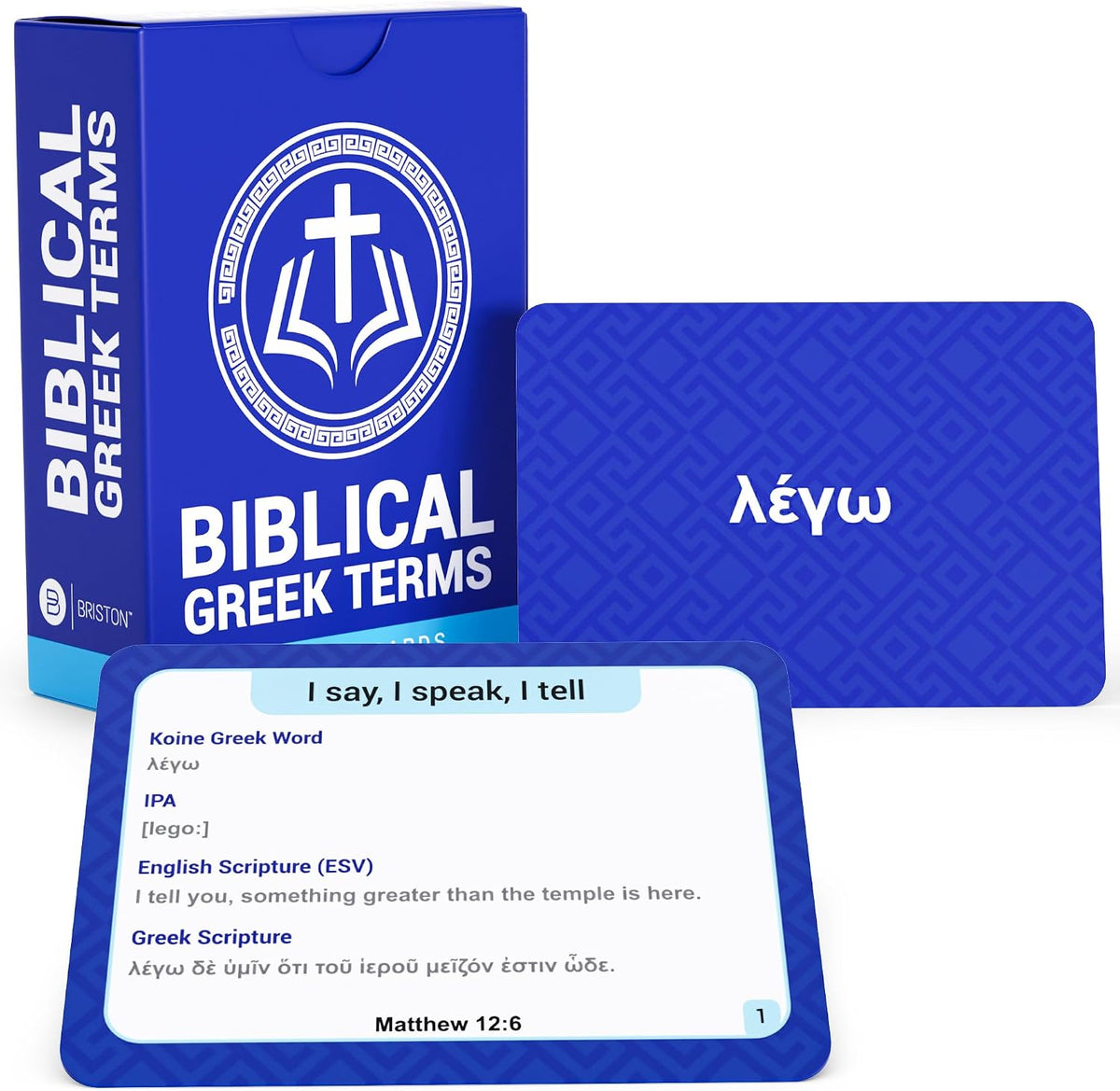 Biblical Greek Vocabulary Flash Cards with Audio – 75 Koine Greek Words