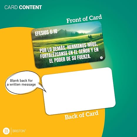 Spanish Bible Verse Cards – 70 Christian Encouragement Cards