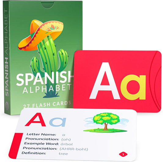 Spanish Alphabet Flash Cards with Audio – Learn Letters, Sounds & Pronunciation with Confidence