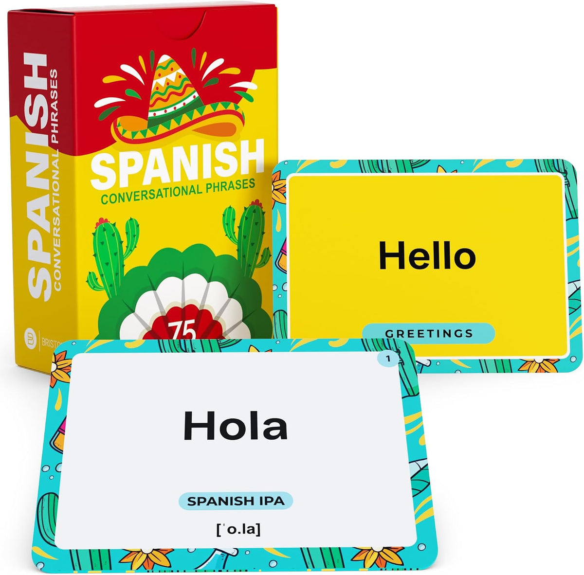 Spanish Conversation Flash Cards with Audio – 75 Everyday Phrases