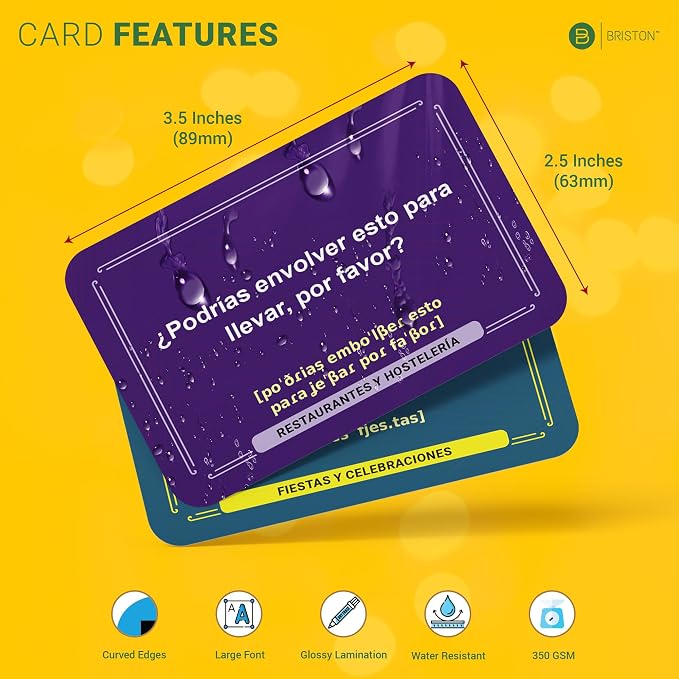 Spanish Conversation Flash Cards – 300 English-to-Spanish Phrases