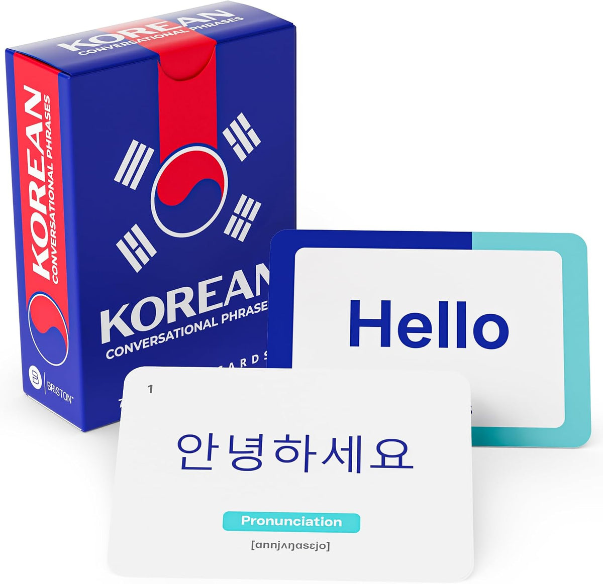 Korean Conversation Flash Cards with Audio – 75 Phrases for Beginners