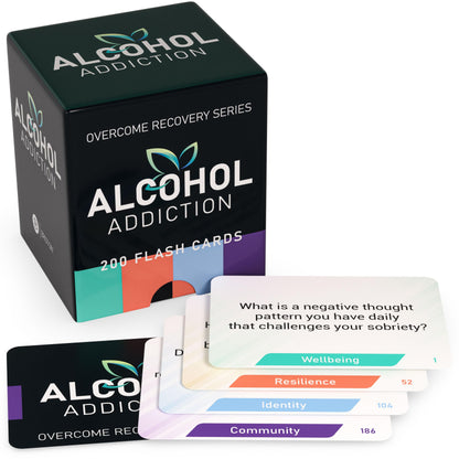 Overcome Alcohol – Addiction Recovery Flashcards: Empower Your Journey to Sobriety