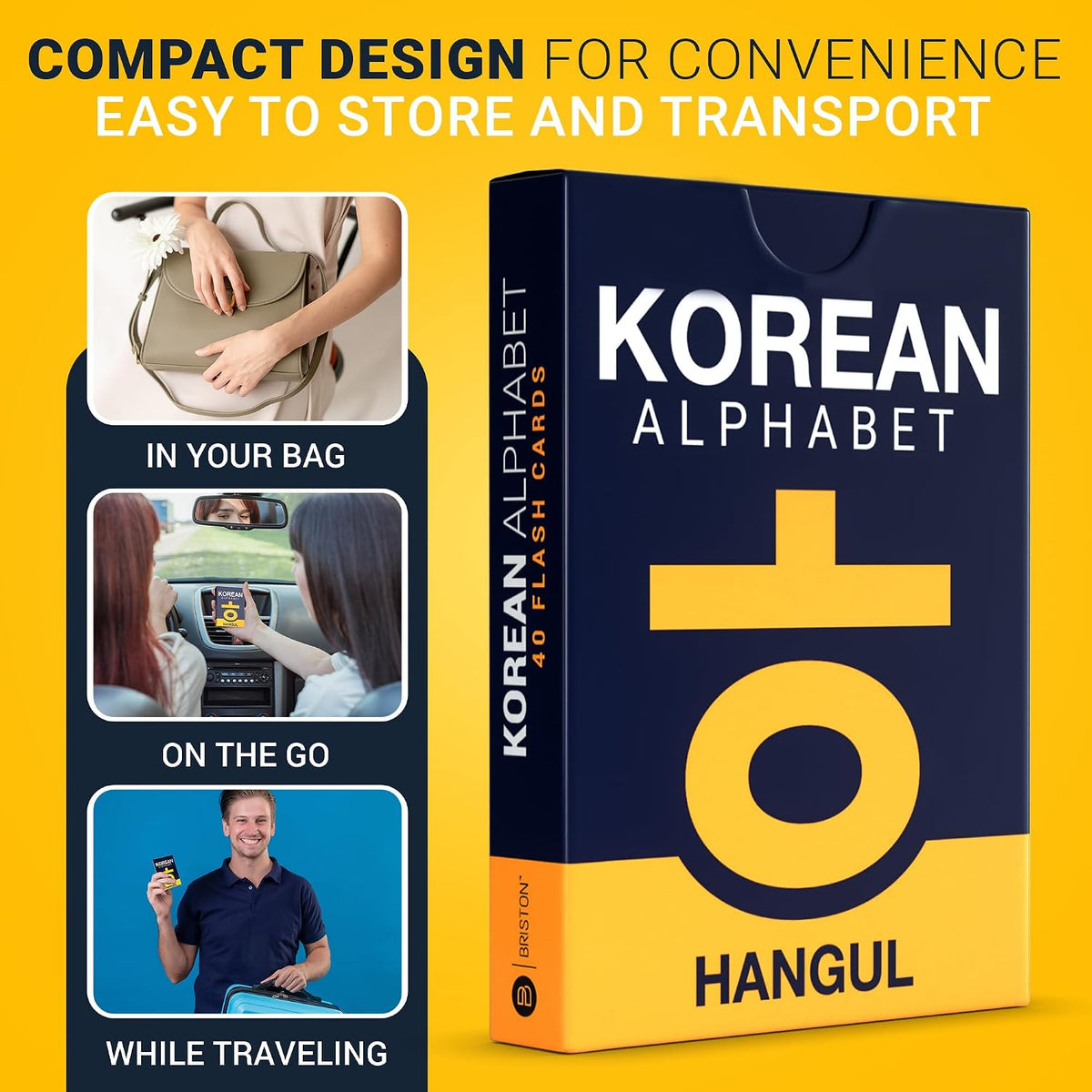 Korean Alphabet Flash Cards with Audio – Hangul Learning Set