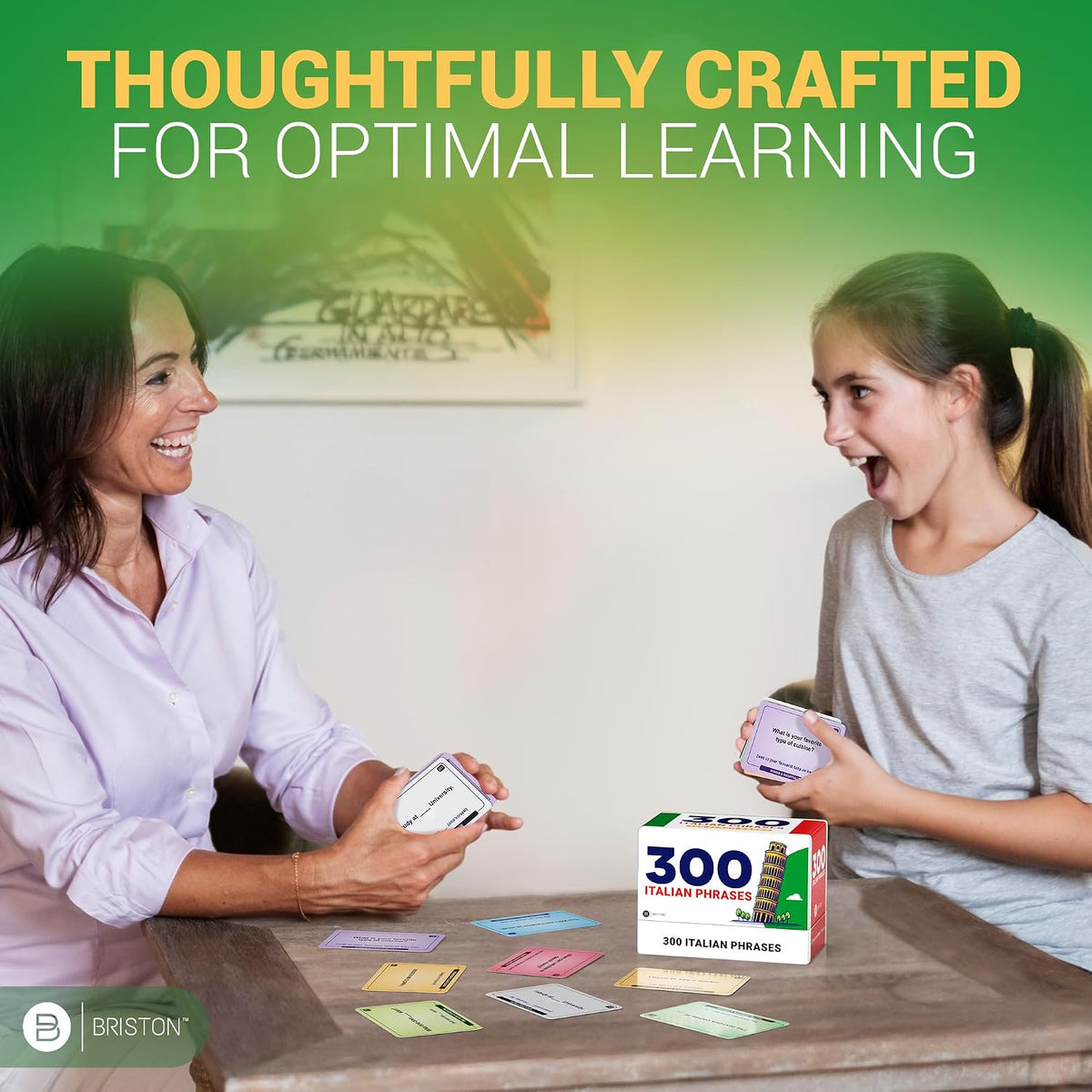 Italian Conversation Flash Cards – 300 English-to-Italian Phrases