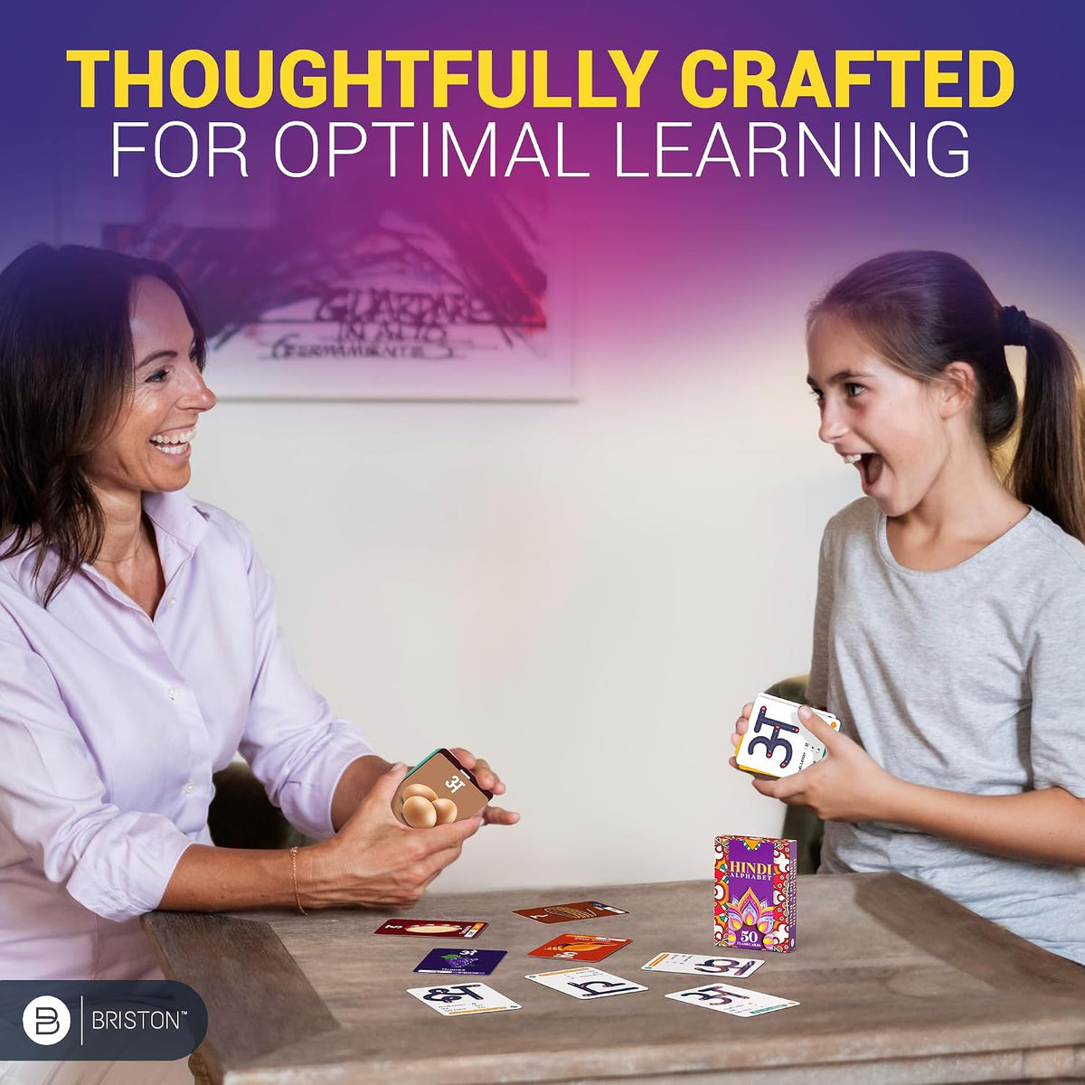 Hindi Alphabet Flash Cards with Audio – 50 Hindi Letters & Pronunciation Practice Cards