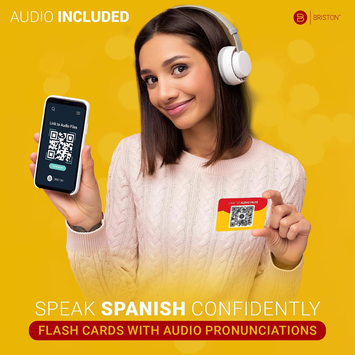 Spanish Conversation Flash Cards with Audio – 75 Everyday Phrases