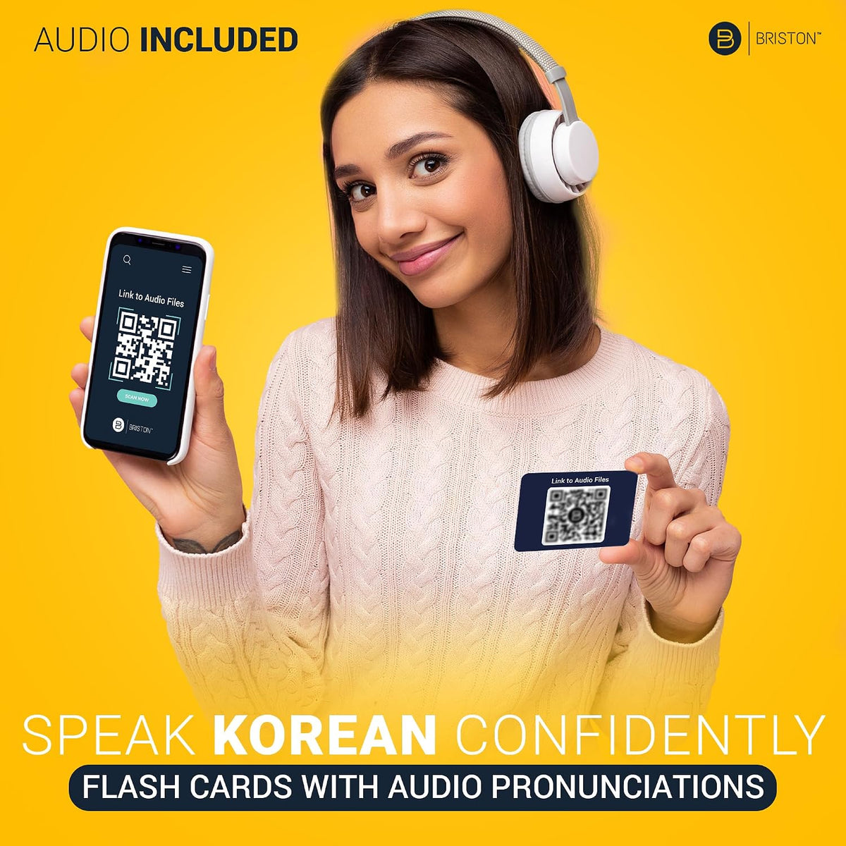 Korean Alphabet Flash Cards with Audio – Hangul Learning Set