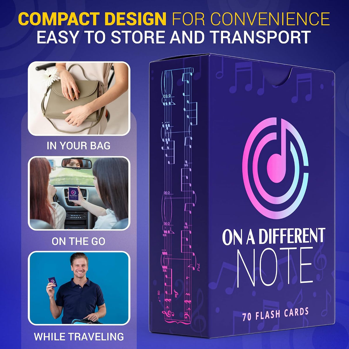 Advanced Music Theory Flash Cards – 70 Cards for Symbols, Notes & Time Signatures