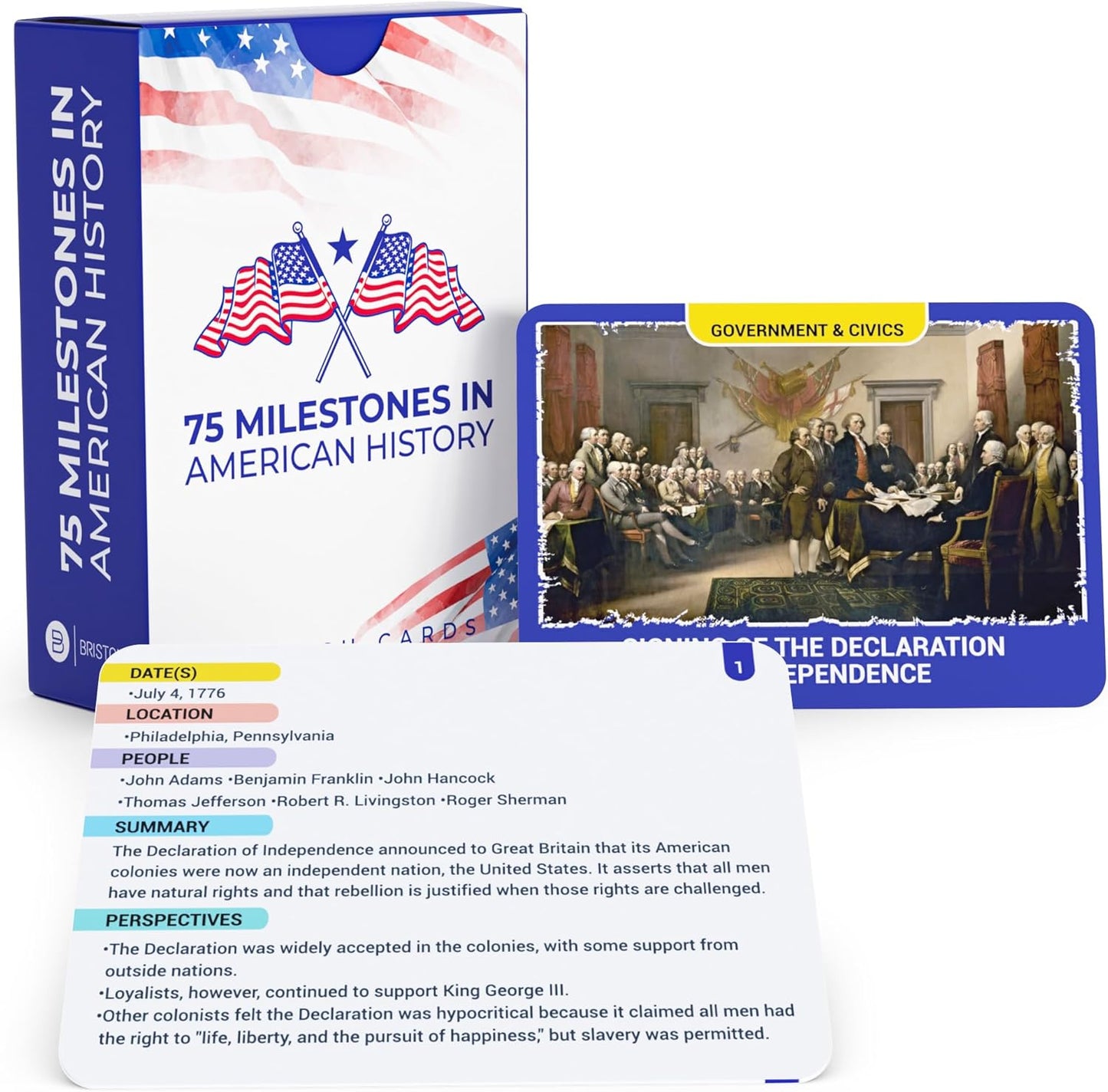 American History Flash Cards – Discover the Story of the United States, One Card at a Time