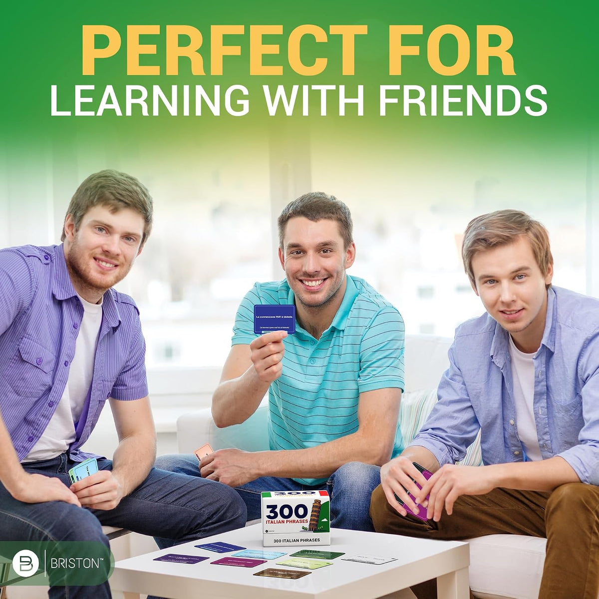 Italian Conversation Flash Cards – 300 English-to-Italian Phrases