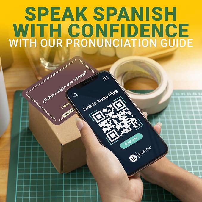 Spanish Conversation Flash Cards – 300 English-to-Spanish Phrases