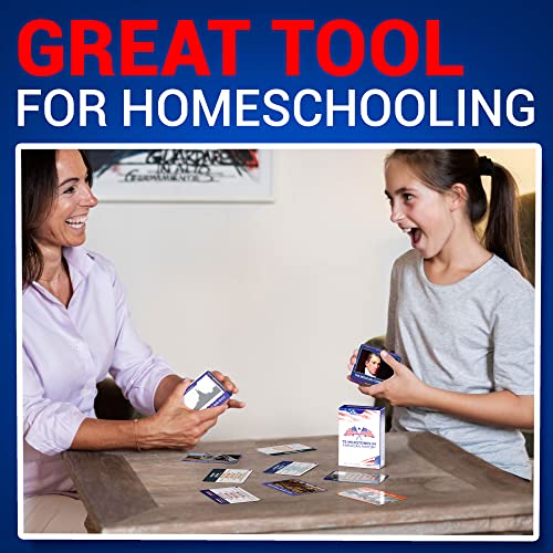 American history flashcards for students – Educational US history learning cards covering major events, milestones, and civics for classrooms, homeschool, and AP exam prep.