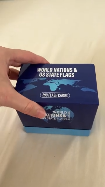 World Geography Flash Cards – 310 Cards for Countries, US States & Canada
